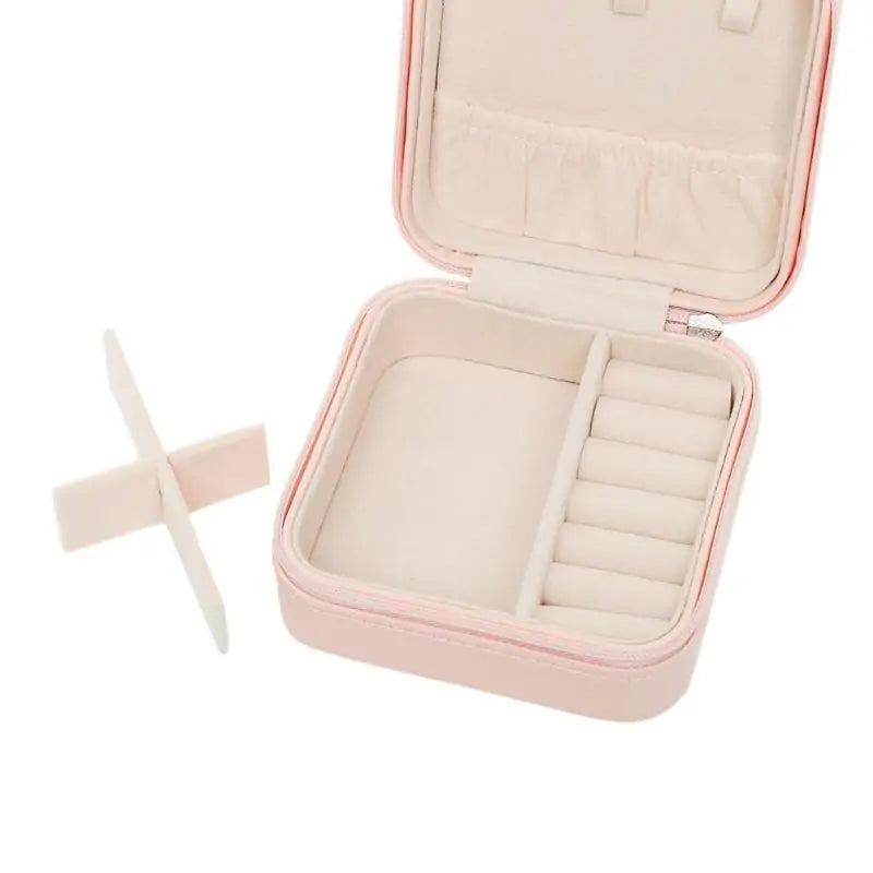 Jewelry Box Portable Zipper Storage