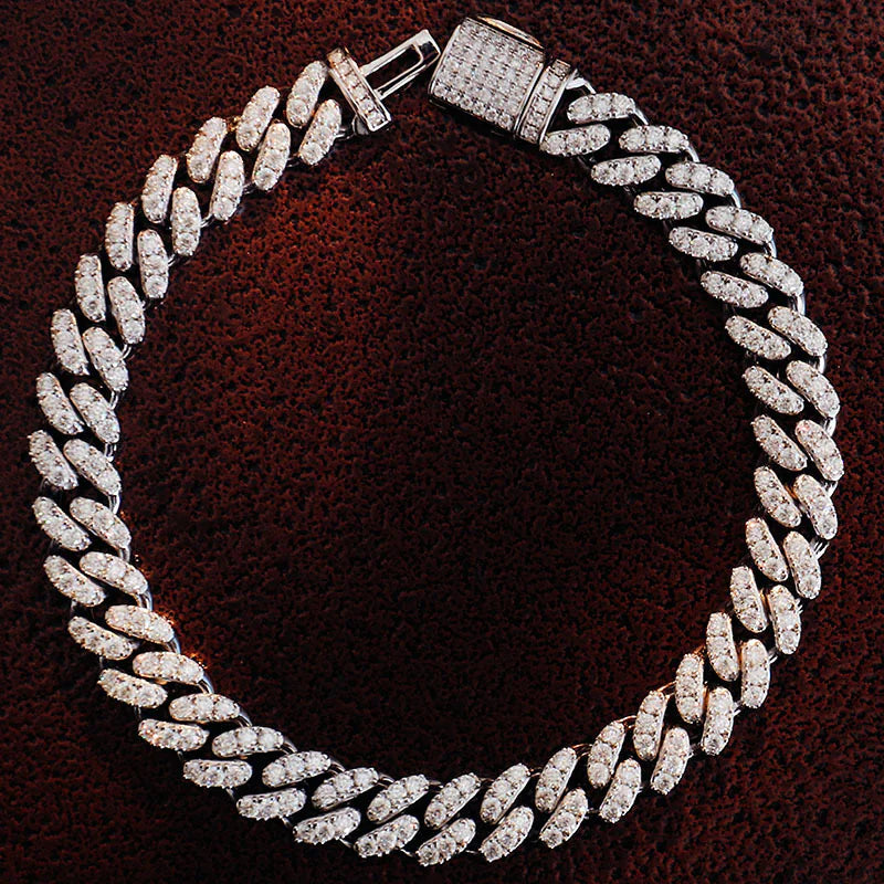 Silver Cuban Link Chain Bracelet - Hip Hop Style