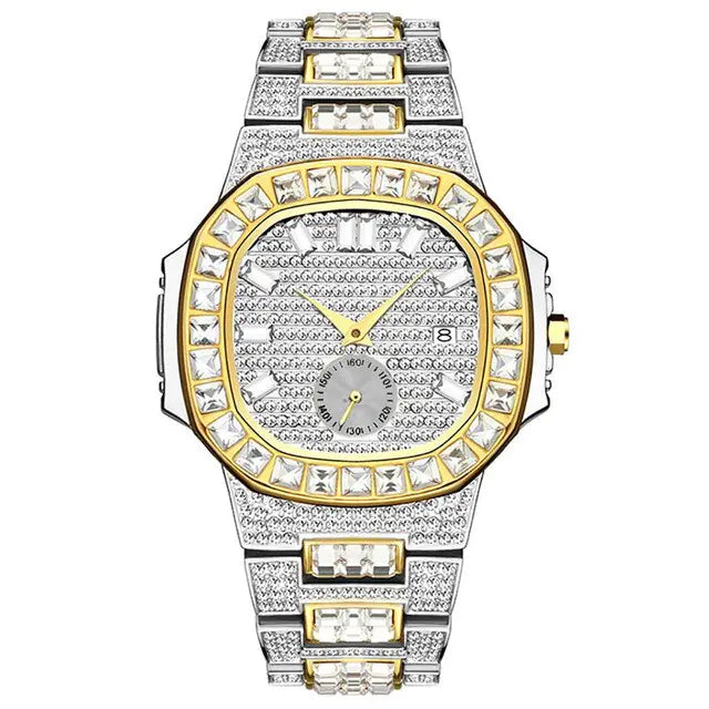 Luxury Rhinestone Calendar Watch