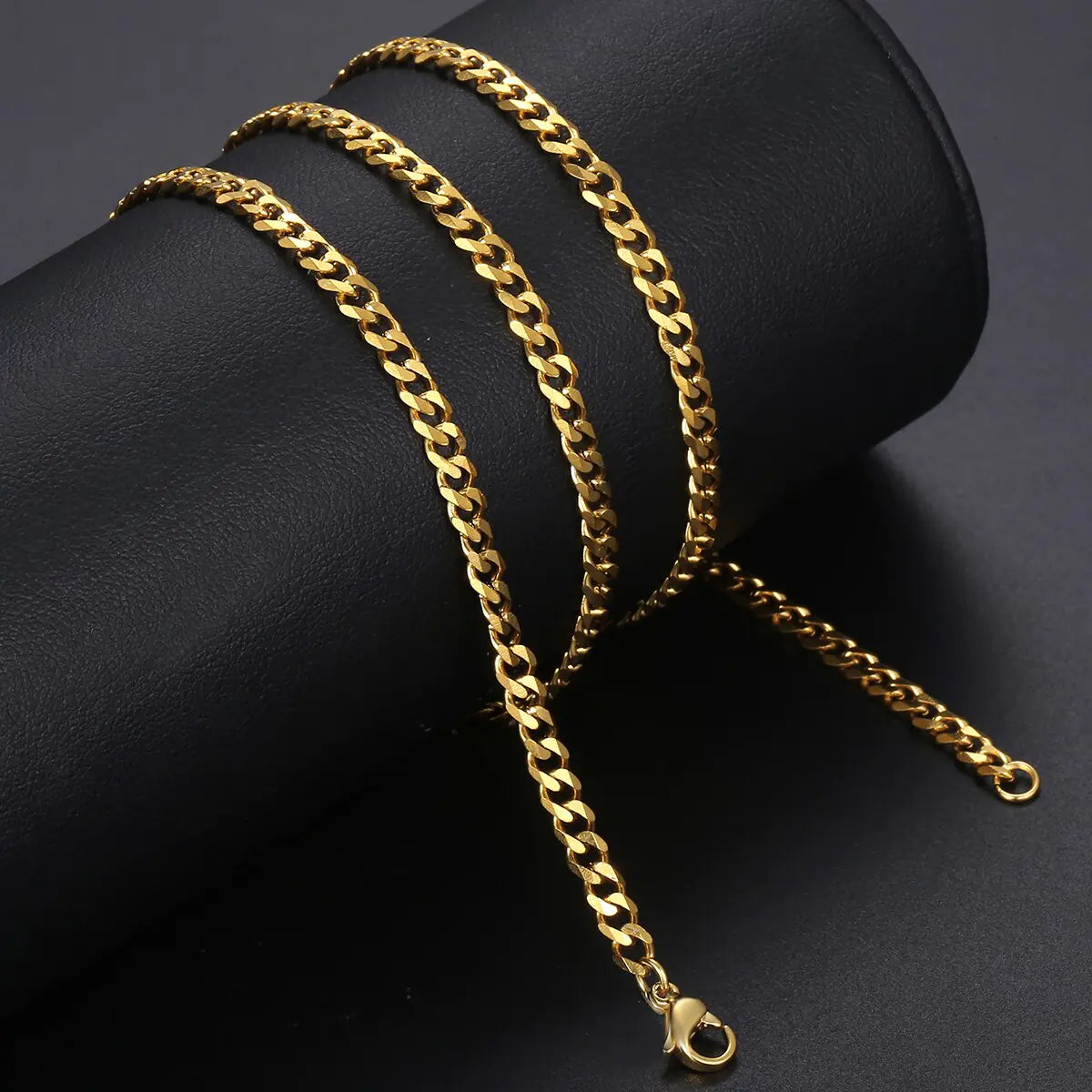 Hip Hop Stainless Steel Curb Cuban Link Necklace