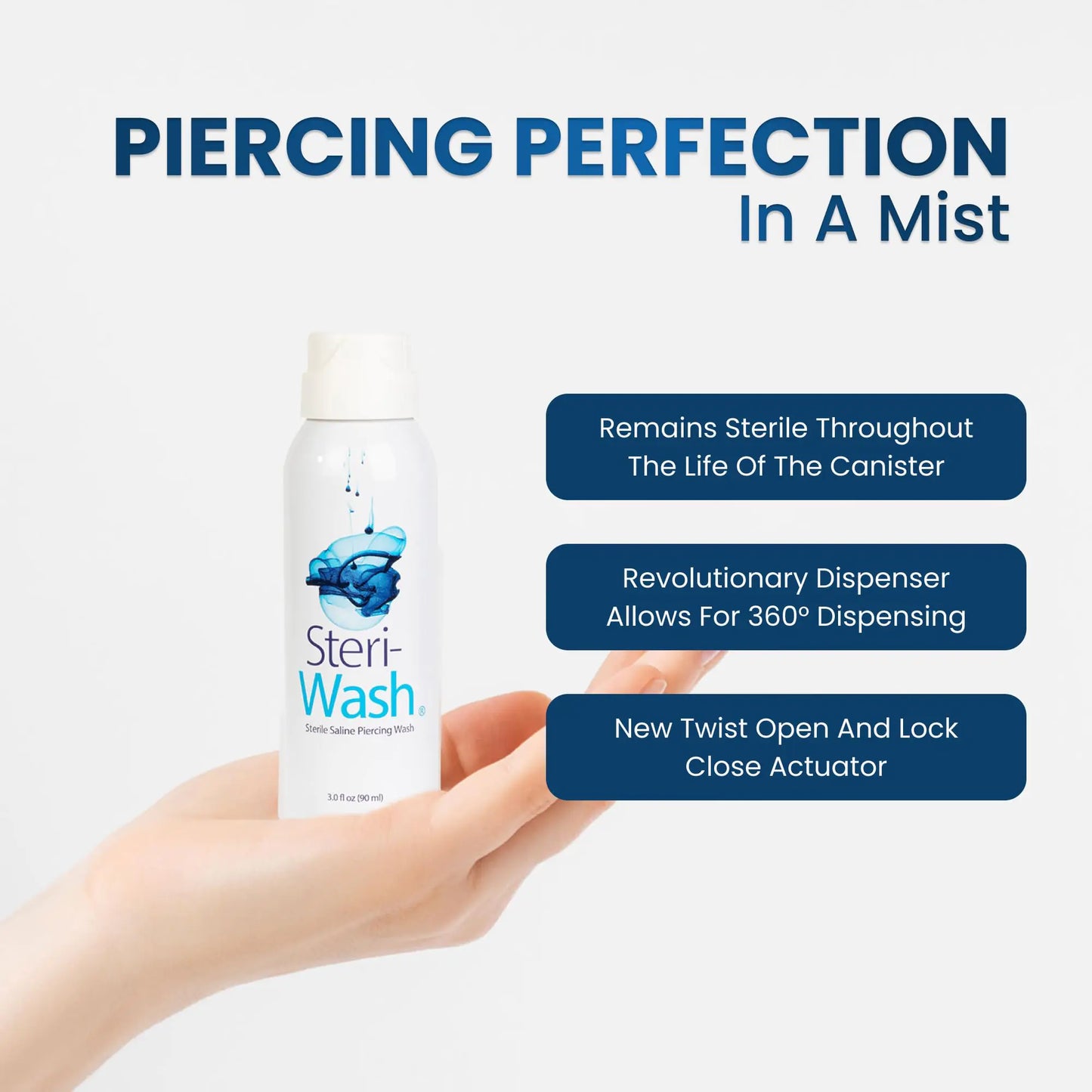 Steri-Wash® Aftercare Piercing Spray 3 oz