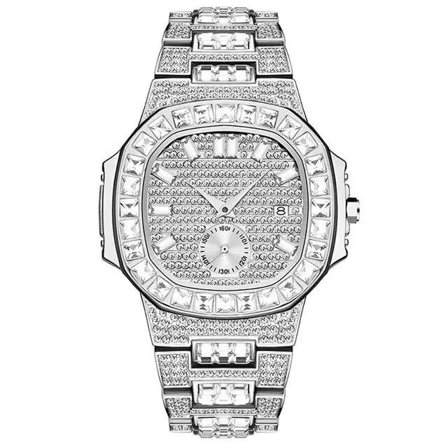 Luxury Rhinestone Calendar Watch