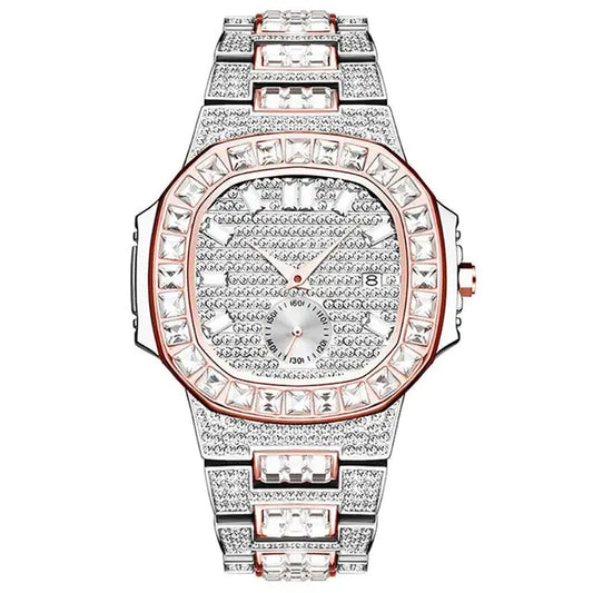 Luxury Rhinestone Calendar Watch