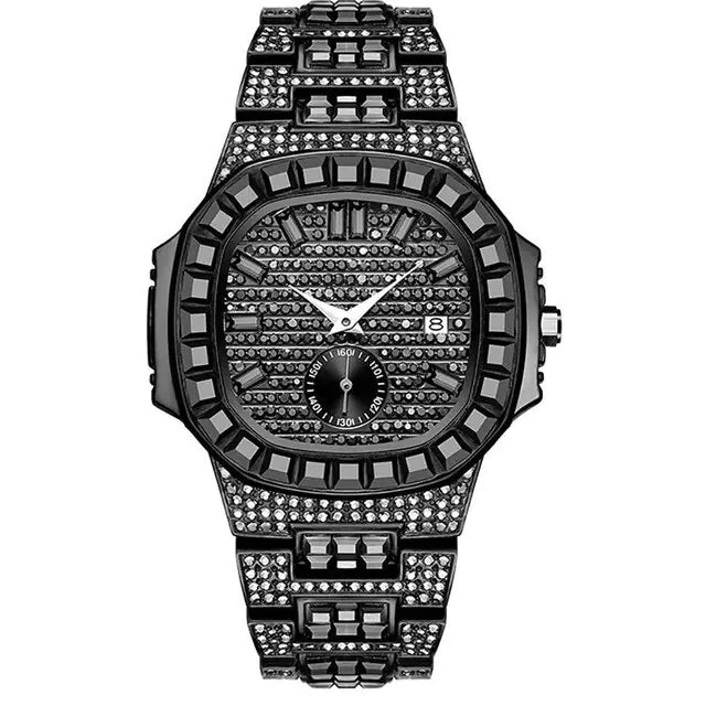 Luxury Rhinestone Calendar Watch